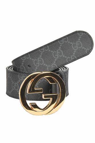 GUCCI GG menâ??s leather belt 66
