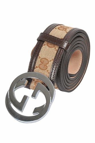 GUCCI GG menâ??s leather belt 67
