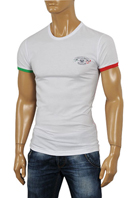 ARMANI JEANS Menâ??s Fitted Short Sleeve Tee #77