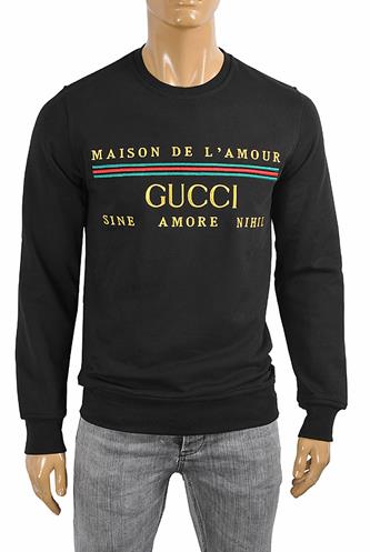 GUCCI Menâ??s cotton sweatshirt with logo 108