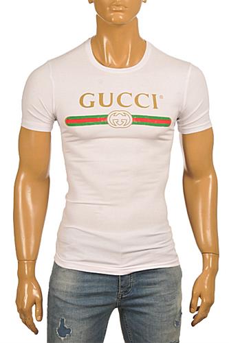 white gucci shirt men