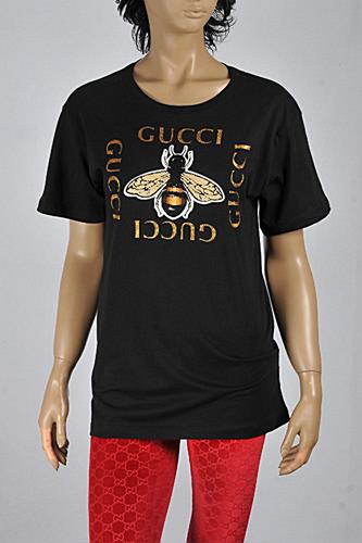 GUCCI Womenâ??s Bee embroidered cotton t-shirt #226