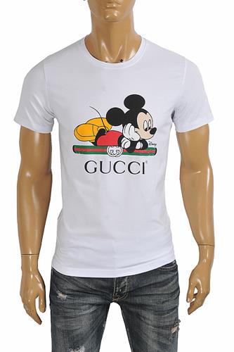 DISNEY x GUCCI menâ??s T-shirt with front vintage logo 273