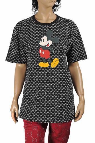 DISNEY x GUCCI womenâ??s T-shirt with front Mickey Mouse print 2