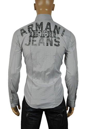 Mens Designer Clothes | ARMANI JEANS Mens Dress Shirt #150