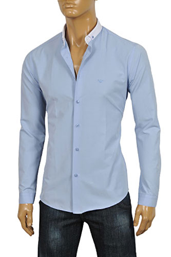 Mens Designer Clothes | EMPORIO ARMANI Men's Dress Shirt #220