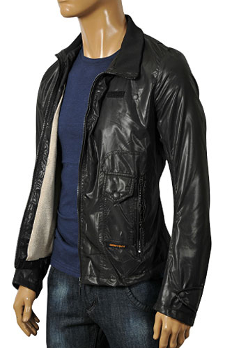 Mens Designer Clothes | EMPORIO ARMANI Men's Zip Jacket #108