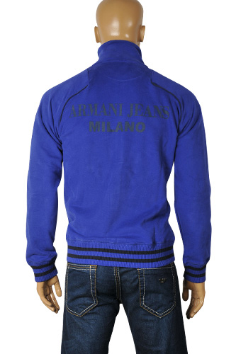Mens Designer Clothes | ARMANI JEANS Men's Zip Up Cotton Jacket #113