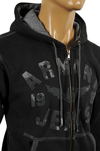 Mens Designer Clothes | ARMANI JEANS Men's Zip Up Hoodie/Jacket #128