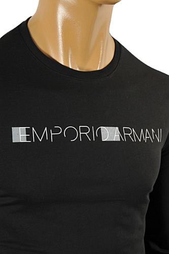 Mens Designer Clothes | EMPORIO ARMANI Men's Long Sleeve Fitted Shirt #263