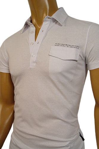 Mens Designer Clothes | EMPORIO ARMANI Mens Cotton Polo Shirt #151
