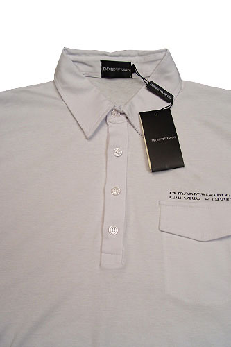Mens Designer Clothes | EMPORIO ARMANI Mens Cotton Polo Shirt #151
