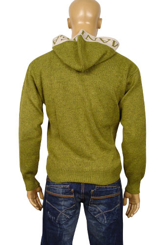 Mens Designer Clothes | EMPORIO ARMANI Mens Hooded Warm Sweater #113