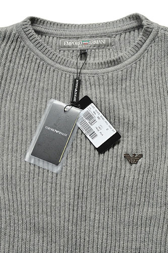 Mens Designer Clothes | EMPORIO ARMANI Men's Fitted Sweater #127