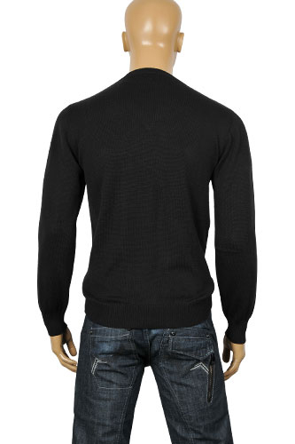 Mens Designer Clothes | EMPORIO ARMANI Men's Fitted Sweater #142