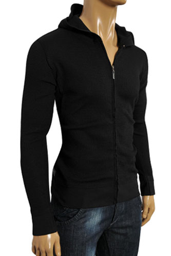 Mens Designer Clothes | EMPORIO ARMANI JEANS Menâ??s Zip Up Hooded Sweater #150