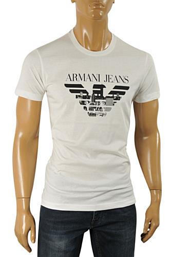 Mens Designer Clothes | ARMANI JEANS Men's T-Shirt #116