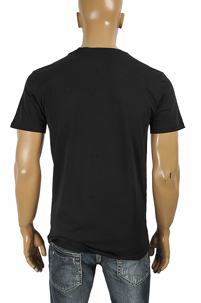 Mens Designer Clothes | EMPORIO ARMANI Men's T-Shirt With Front Logo Print