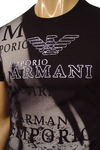 Mens Designer Clothes | EMPORIO ARMANI Round Neck Short Sleeve Tee #35