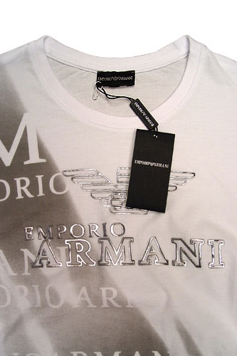 Mens Designer Clothes | EMPORIO ARMANI Round Neck Short Sleeve Tee #36