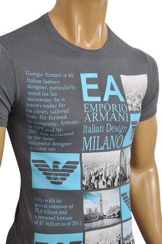 Mens Designer Clothes | EMPORIO ARMANI Men's Short Sleeve Tee #68