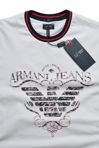 Mens Designer Clothes | ARMANI JEANS Men's Short Sleeve Tee #92