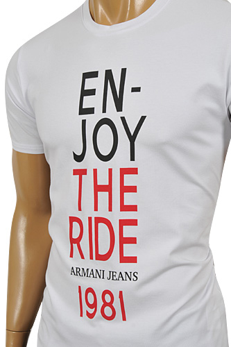 Mens Designer Clothes | ARMANI JEANS Men's T-Shirt #95