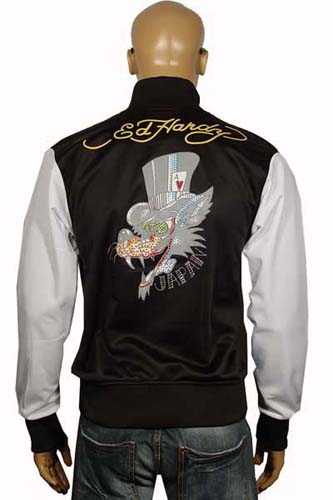 Mens Designer Clothes | Ed Hardy by Christian Audigier Zip Jacket, Winter Collection #7