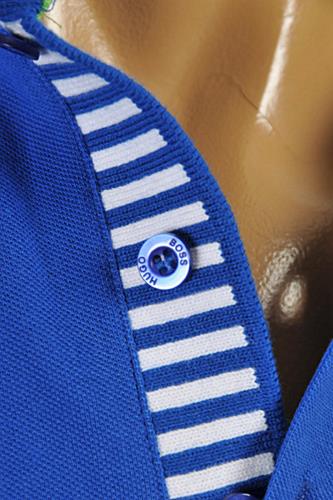 Mens Designer Clothes | HUGO BOSS Mens Navy Blue Polo Shirt #61