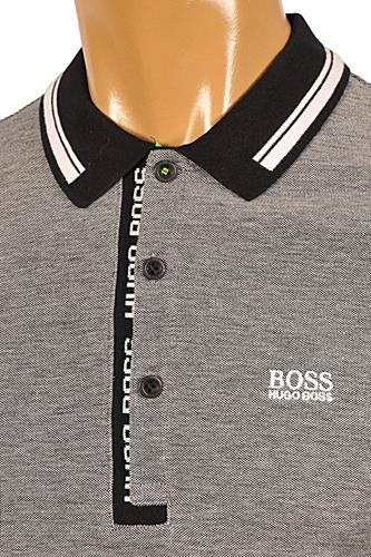 Mens Designer Clothes | HUGO BOSS Mens Navy Blue Polo Shirt #62