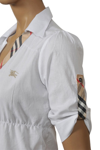 Womens Designer Clothes | BURBERRY Ladies Button Up Shirt #104