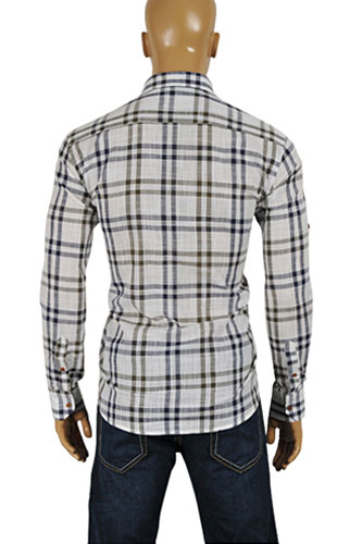 Mens Designer Clothes | BURBERRY Men's Button Up Shirt #129