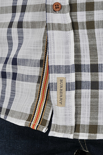 Mens Designer Clothes | BURBERRY Men's Button Up Shirt #129