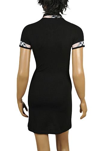 Womens Designer Clothes | BURBERRY Cotton Short Sleeve Dress #210