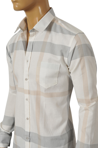 Mens Designer Clothes | BURBERRY Men's Dress Shirt #114