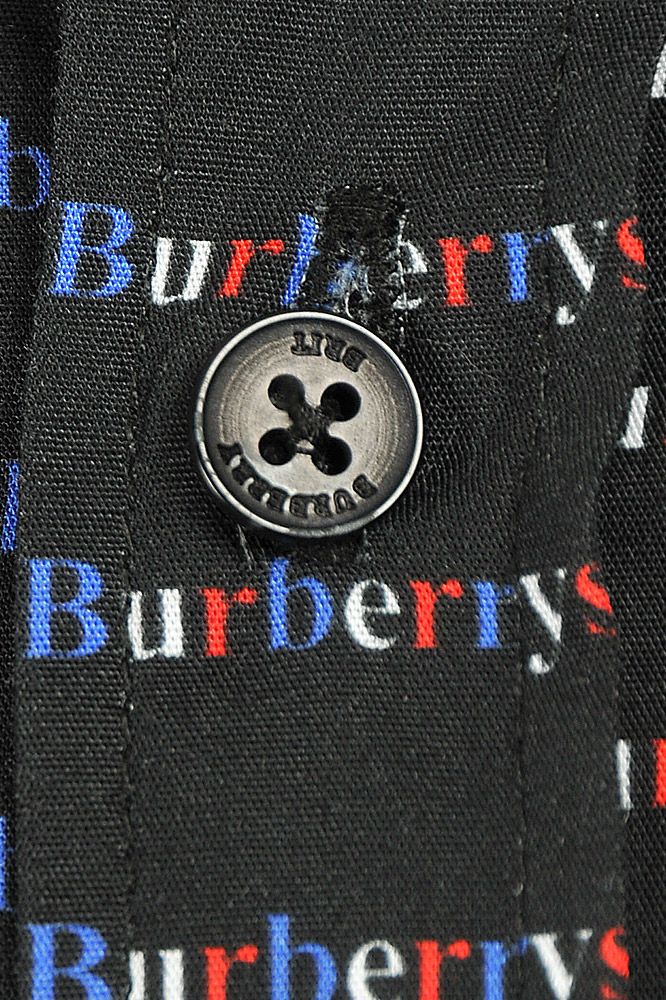Mens Designer Clothes | BURBERRY men's dress shirt with logo embroidery 278
