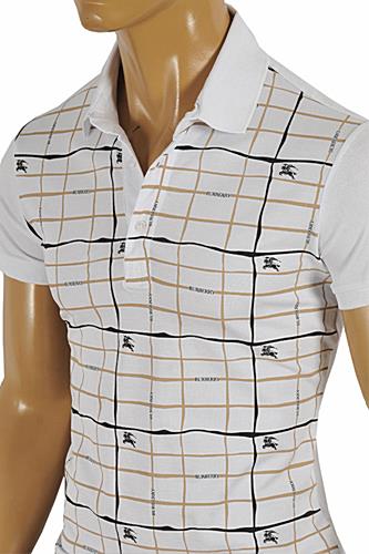 Mens Designer Clothes | BURBERRY Men's Polo Shirt #238