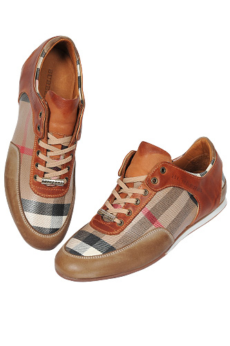 Designer Clothes Shoes | BURBERRY Men's Leather Sneaker Shoes #238