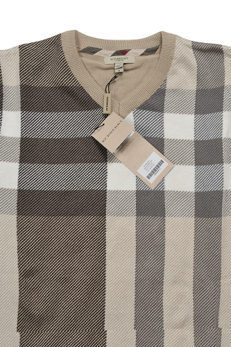 Mens Designer Clothes | BURBERRY Men's V-Neck Sweater #113