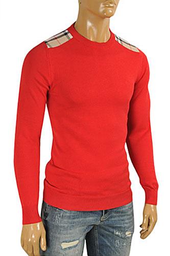 Mens Designer Clothes | BURBERRY Men's Round Neck Knitted Sweater #222
