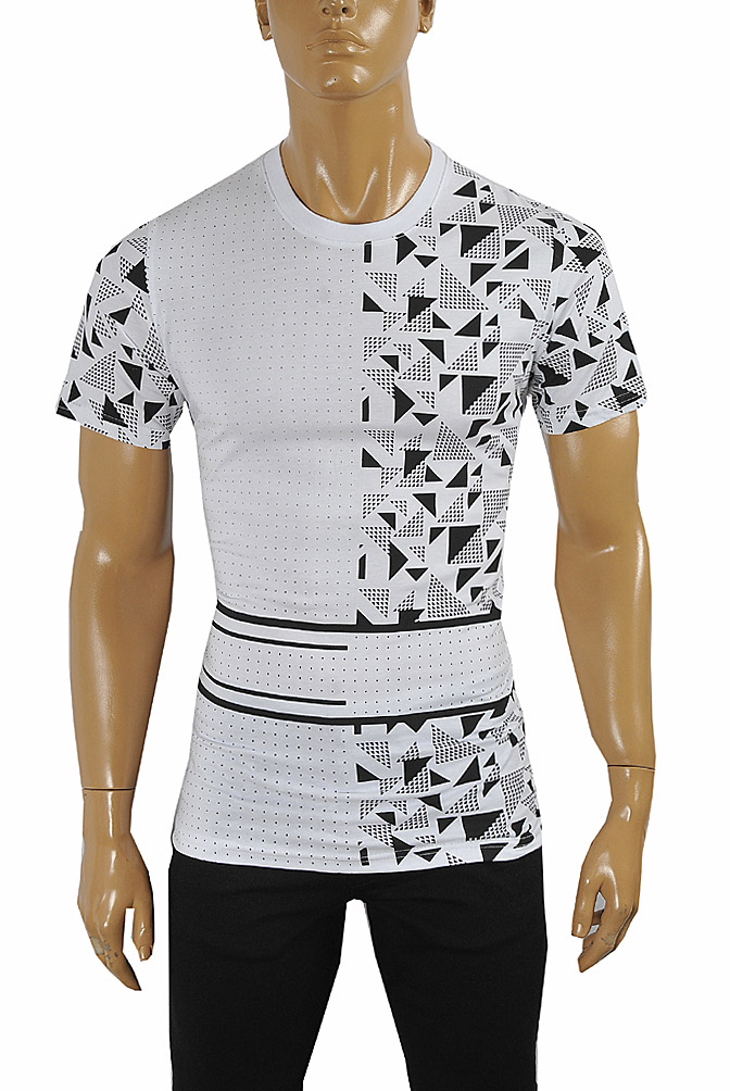 Mens Designer Clothes | BURBERRY Men's Cotton T-Shirt #242