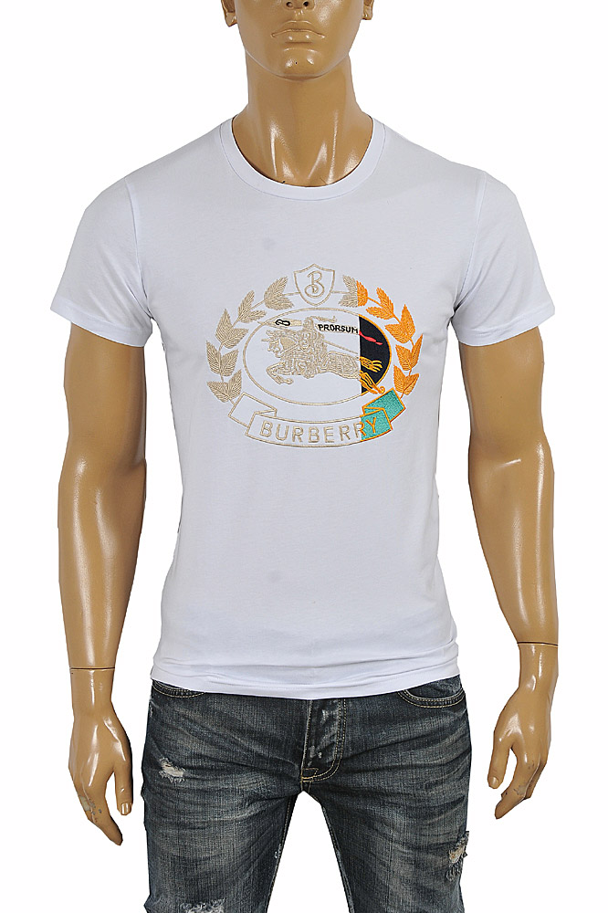 Mens Designer Clothes | BURBERRY Men's Cotton T-Shirt 254