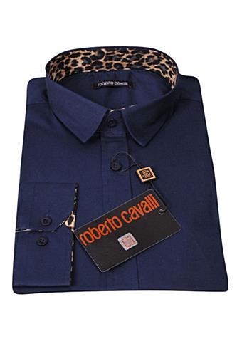 Mens Designer Clothes | ROBERTO CAVALLI Slim Fit Men's Dress Shirt #365