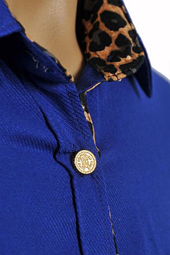 Womens Designer Clothes | ROBERTO CAVALLI Ladiesâ?? Dress Shirt/Blouse In Royal Blue #367