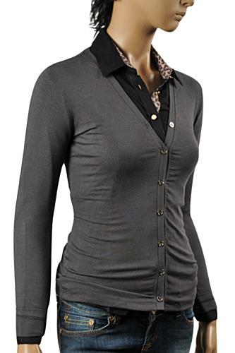 Womens Designer Clothes | ROBERTO CAVALLI Ladiesâ?? Button Front Cardigan/Sweater #43