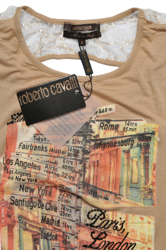 Womens Designer Clothes | ROBERTO CAVALLI Ladiesâ?? Short Sleeve Tee #80