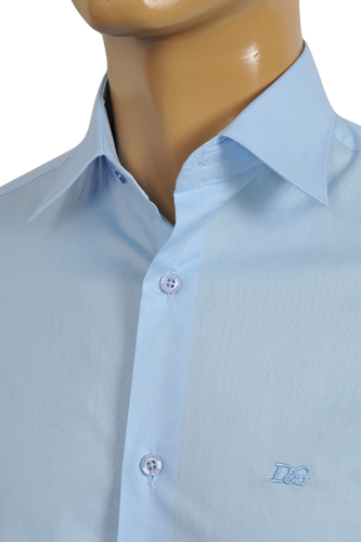Mens Designer Clothes | DOLCE & GABBANA Men's Button Down Dress Shirt #437