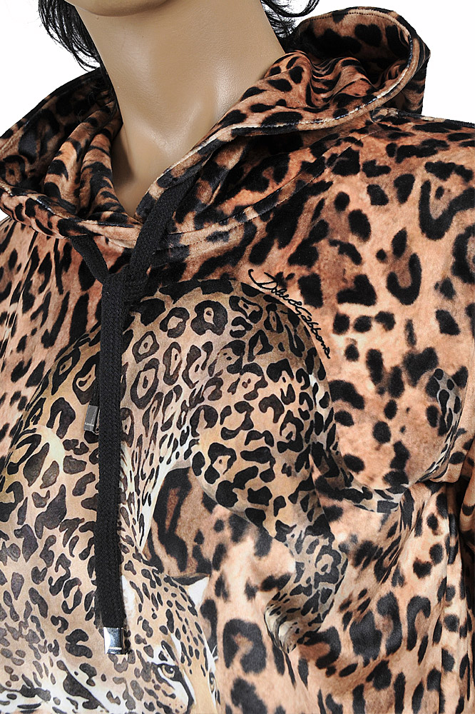 Womens Designer Clothes | DOLCE & GABBANA womenâ??s leopard hoodie 251