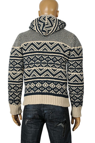 Mens Designer Clothes | DOLCE & GABBANA Men's Knit Hooded Warm Jacket #351