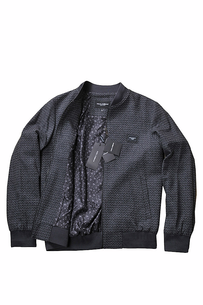 Mens Designer Clothes | DOLCE & GABBANA men's bomber knitted jacket 435